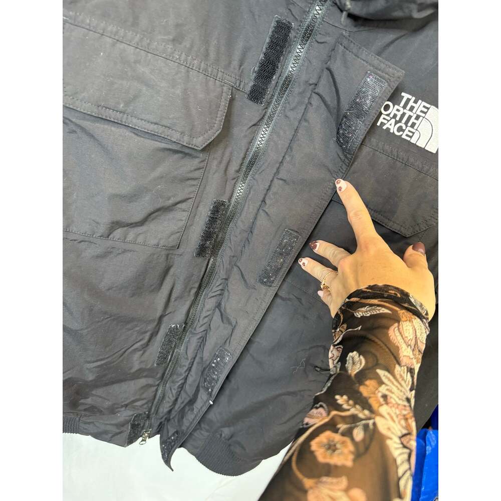 North Face Mens Jacket Black Vintage Gotham Winter Coat Down 600 Fill Large - Picture 3 of 9
